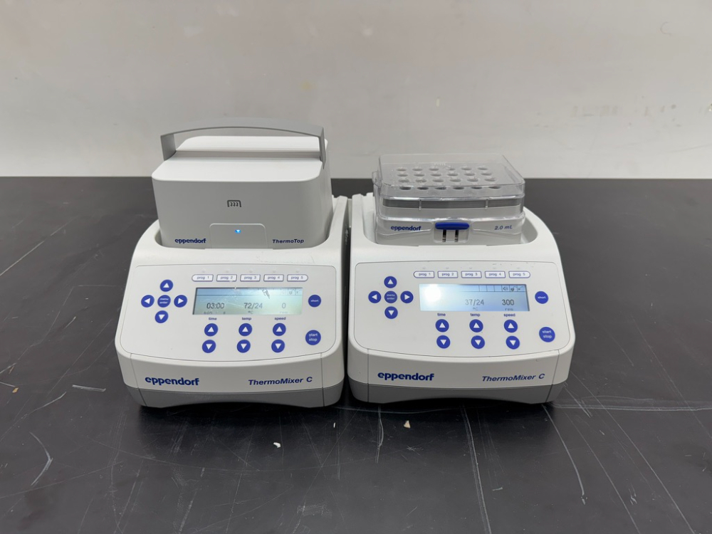 Image of Lot of (2) Eppendorf ThermoMixer C Tube Mixer